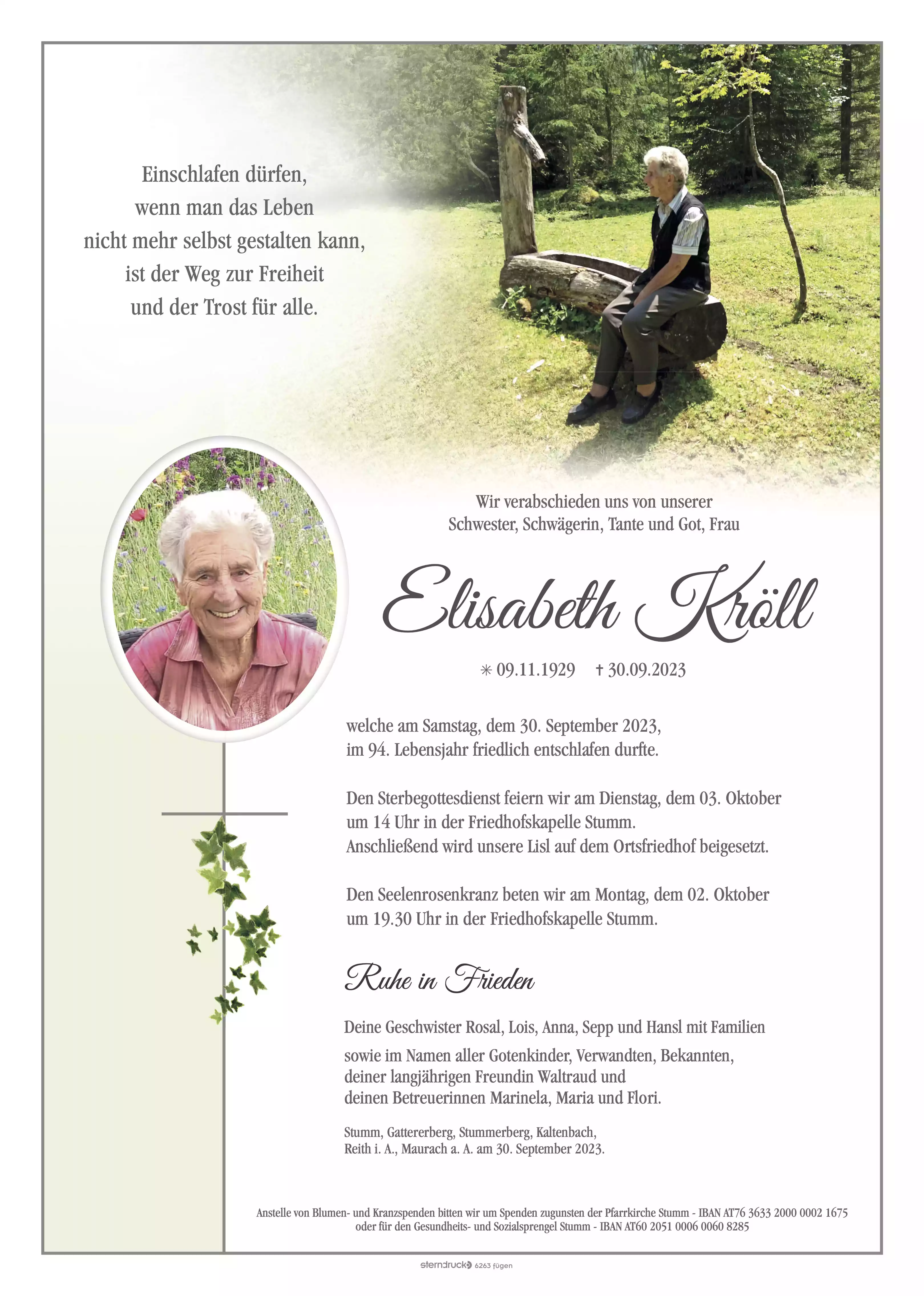 Parte von Elisabeth Kröll